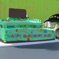 Alex's Paintball Cake