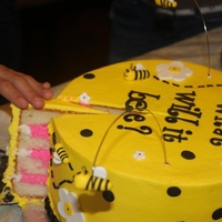 What Will It Bee? Gender Reveal Cake