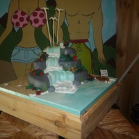Beach Island Cake 