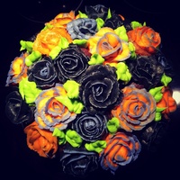 Halloween Cupcake Bouquet Halloween cupcake bouquet