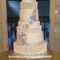 Nicole And Joshua My daughter would not trust anyone but Mom with her most special cake :) Golden vanilla cake with raspberry and ganache filling for their...