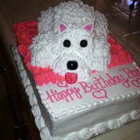 Pastel En Forma De Perrito 