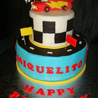 Lightening Mcqueen Birthday Cake 
