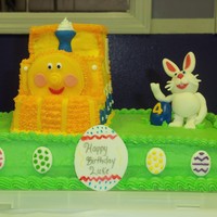 Easter Bunny Is Comin To Town My son wanted the "Easter Bunny is Coming to Town" for his birthday cake.