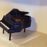 Baby Grand Birthday Cake Could Have Done A Lot Better But Not Bad For First Try Baby Grand Birthday cake. Could have done a lot better, but not bad for first try.