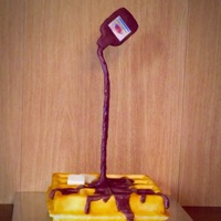 My First Gravity Cake My first "gravity" cake.