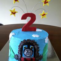 Thomas The Train Theme Cake Thomas the Train theme cake.