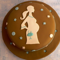 Baby Shower I don't rememer who post the lady pregnant pattern, but thanks a lot. I made this cake for a baby shower friend, is a buttermilk cake...