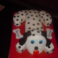 Dalmation Cake Cake done for twins 2nd birthday.