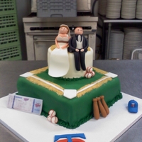 Twins Grooms Cake 