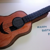 Acoustic Guitar Not my best work by any means, but Francis LOVED it!!!!! This is my last one for a while (officially, but if someone asks and it sounds...