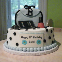Buttercream Covered Cake Purse Is Cake Covered In Fondant Accessories Are Fondant buttercream covered cake, purse is cake covered in fondant, accessories are fondant