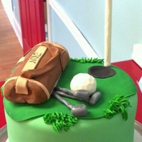 Golf Themed Cake 