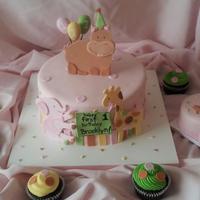 Girly First Birthday Safari *