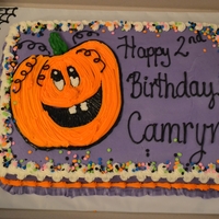 Halloween Birthday Cake 