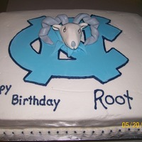 Unc Tarheel Cake 