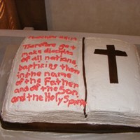 Bible Cake For Baptism Bible Cake for Baptism