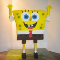 Spongebob Cake For My Sons 5Th Birthday He Was 2 Ft Tall With A Pvc Pipe Infrastructure We Had Alot Of Leftover Cake That Day Lol SpongeBob cake for my son's 5th birthday. He was 2 ft tall, with a PVC pipe infrastructure. We had ALOT of leftover cake that day, lol...