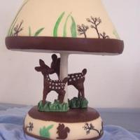 Fawn Lamp From Kidsline Willow Nursery Collection