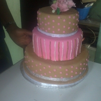 Tiered Cake my first attempt at tiered cake