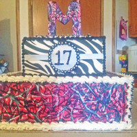 Grand Daughters Muddy Girl Camo Birthday Cake Not A Very Good Picture She Loved It Grand daughters Muddy Girl Camo Birthday cake!! Not a very good picture! She loved it!!