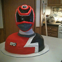 Grandsons Power Ranger Cake Made this cake for my grandson, loves power rangers!!