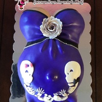 The Nightmare Before Christmas Baby Shower Cake 