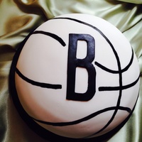 Brooklyn Nets Logo Cake Tfl Brooklyn Nets logo cake. TFL!