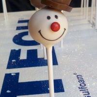 Snowman Cakepop 