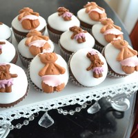 Ballerina Teddy Bear Cupcakes 
