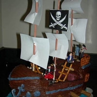 Pirate Ship this was the second pirate ship I made...came out better.