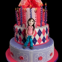 Bat Mitzvah Cake 