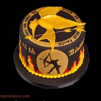 The Hunger Games Birthday Cake 