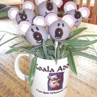 Koala Cake Pops My first time every making cake pops. These are my Koala "mice" / bears that I made for my sister's anniversary. She loves...