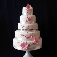 Cherryblossomweddingcake 