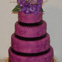Purple Wedding Cake!!! 