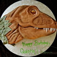Dinosaur!! This is a cake I made for a little boy who LOVES dinosaurs. His mother is a professional photgrapher so I was able to get a great shot of...