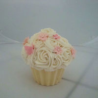 Giant Cupcake First time with this mold and technique. Not 100% happy with it but everyone loved it.