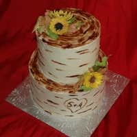 Tree Cake Buttercream icing with ganache