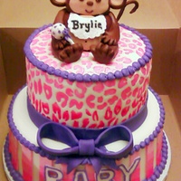 Babymonkeybabyshowercake 