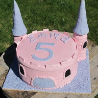 Princess Castle Cake This cake was great fun to make. The cake is a white chocolate mudcake coloured pink and purple with a white chocolate buttercream and...