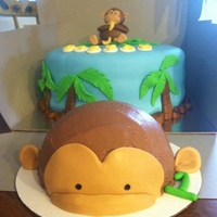 First Birthday Monkey Cake! 