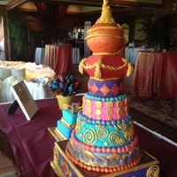 Moroccan Cake Fundraiser Moroccan themed cake