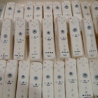 Wii Remote Control Cup Cakes These were individual cakes that I made for my son for his school class. Each remote is totally edible was the same size as a real remote....