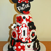 Made This Cake For My Daughters 1St Birthday Got The Inspiration For The Design From Buttercream Fantasies Here On Cake Central Made this cake for my daughter's 1st birthday. Got the inspiration for the design from 'Buttercream Fantasies" here on Cake...