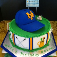 Mets And Golf Birthday Cake Mets and Golf birthday cake.