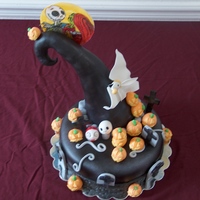 Nightmare Before Christmas Birthday Cake This is my first "Nightmare" cake. The birthday girl loved it and especially was happy with Zero, but I can see how I should have...