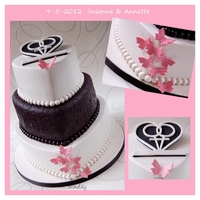 Wedding Cake For 2 Ladies