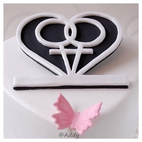 Wedding Cake For 2 Ladies
