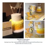 You Are My Sunshine Cake - Lemon - Yellow Ombre 